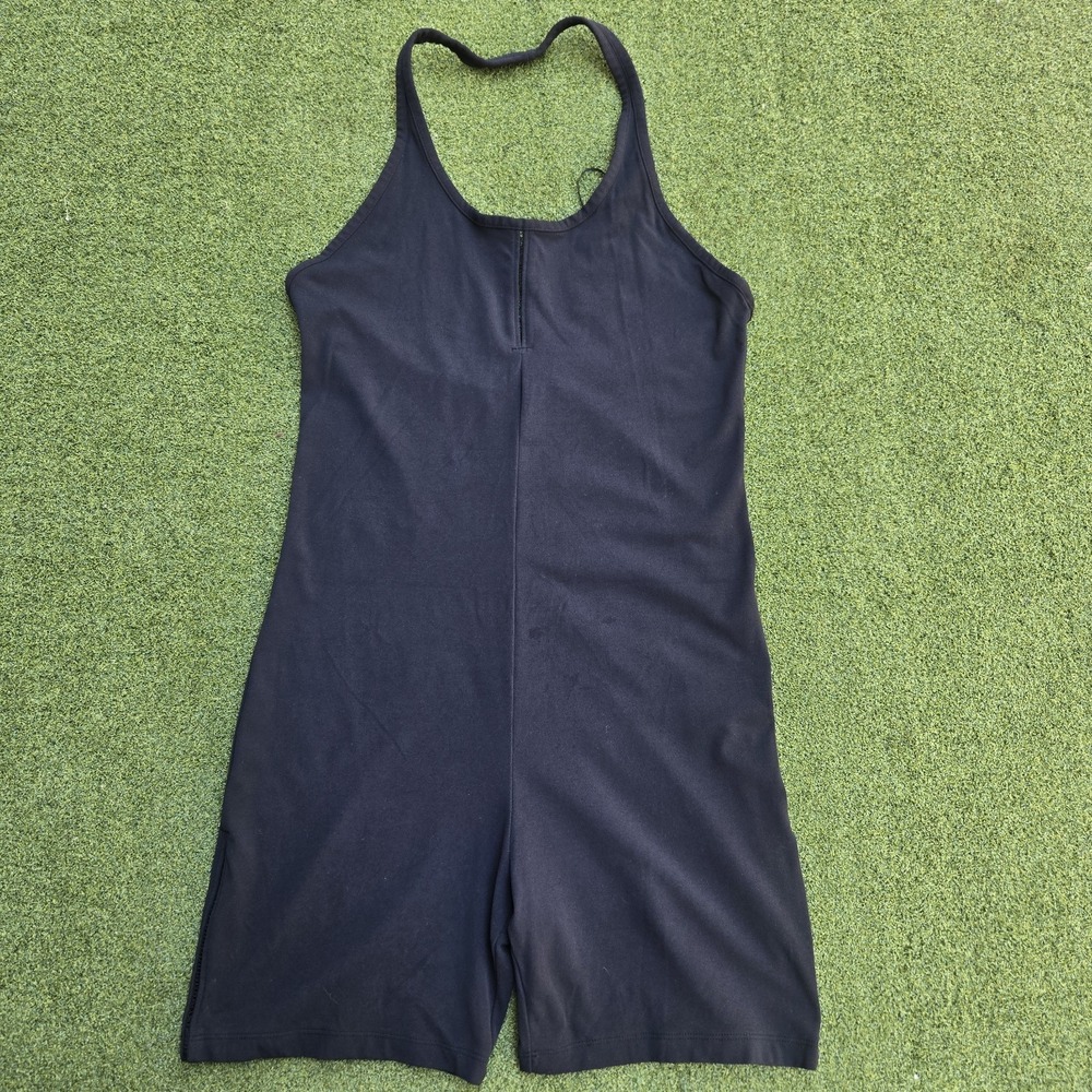 Nike Jumpsuit Women's Large Black Dri-fit Halter Sleeveless